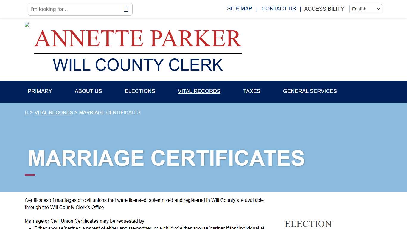 Will County, IL Elections