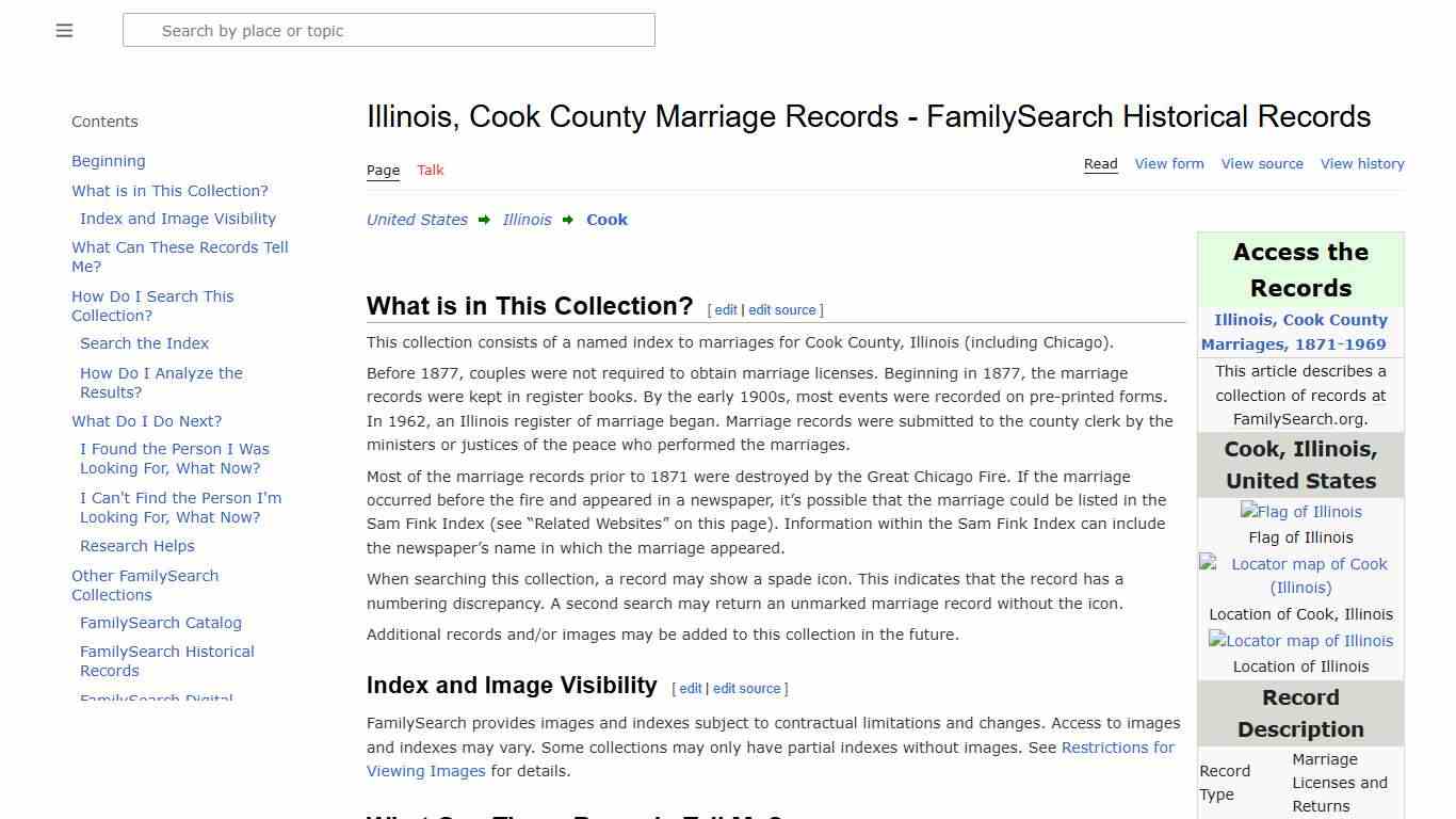Illinois, Cook County Marriage Records - FamilySearch Historical Records • FamilySearch